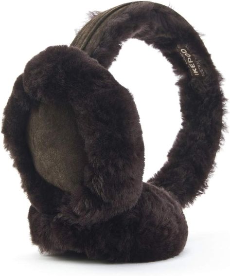 Amazon.com: IKEPOD Women Winter Earmuffs Fluffy Sheepskin Ear Muff Adjustable Windproof Ear Warmers : Clothing, Shoes & Jewelry Ear Muffs Aesthetic, Ear Muffins, Earmuffs Aesthetic, Knitted Earmuffs, Winter Earmuffs, Time Clothes, Ear Muffs, Winter Getaway, Warm Christmas