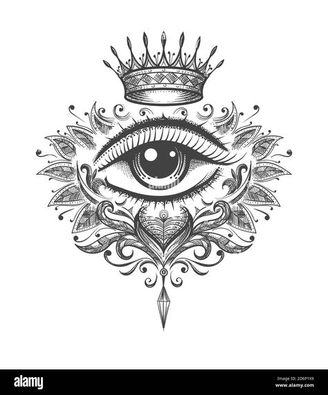 Third Eye Tattoos, All Seeing Eye Tattoo, Tattoo Eye, Protection Tattoo, Mystical Tattoos, Throat Tattoo, Skeleton Hand Tattoo, Chest Tattoos For Women, Chest Piece Tattoos