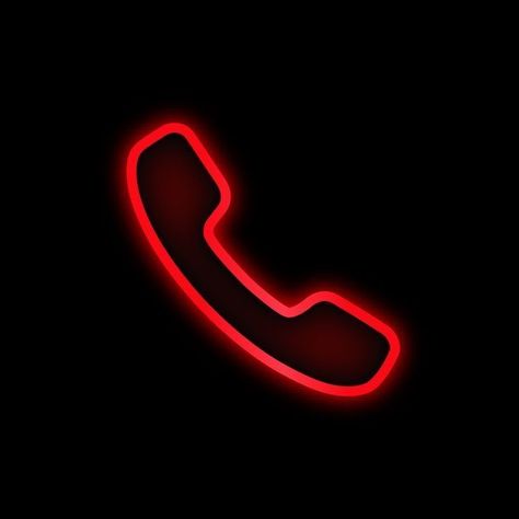 Neon Red Phone Icon, Spiderman App, Phone App Icon, Iphone Red Wallpaper, Neon Rouge, Stranger Things Theme, Red Outline, Stranger Things Logo, App Store Icon