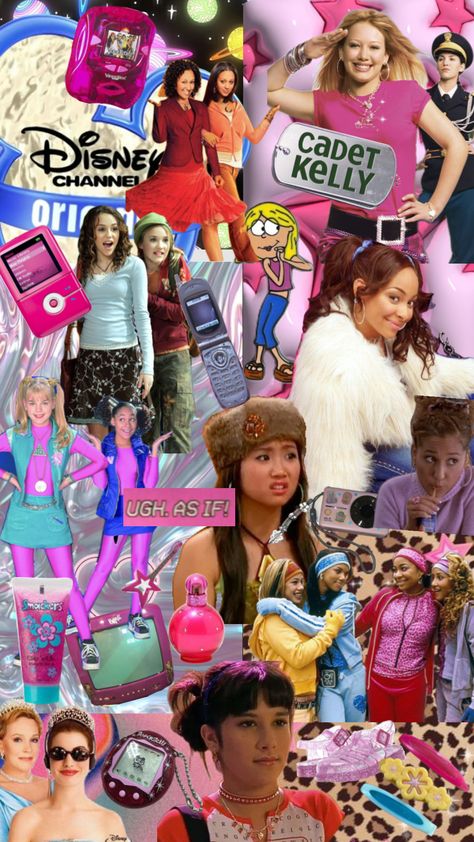 disney girls #disney #disneychannel #y2k #pink #wallpaper #cute #vibes Y2k Pink Wallpaper, Pink Wallpaper Cute, Disney Channel Aesthetic, 2000s Aesthetic Wallpaper, 2000 Nostalgia, 2000s Memories, 2000 Wallpaper, 2000s Baby, Y2k Disney