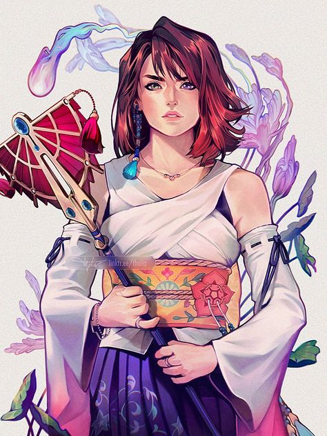 Tholia on Twitter: "Theathrythm FBL got me play old titles again! Starting with FFX, for Yuna 💜 #FinalFantasy https://t.co/5O7Tu6Xjmd" / Twitter Yuna Final Fantasy, Hunter Outfit, Final Fantasy Artwork, Final Fantasy X, Final Fantasy Art, Fantasy Dragon, Fantasy Series, Fantasy Games, Video Game Art