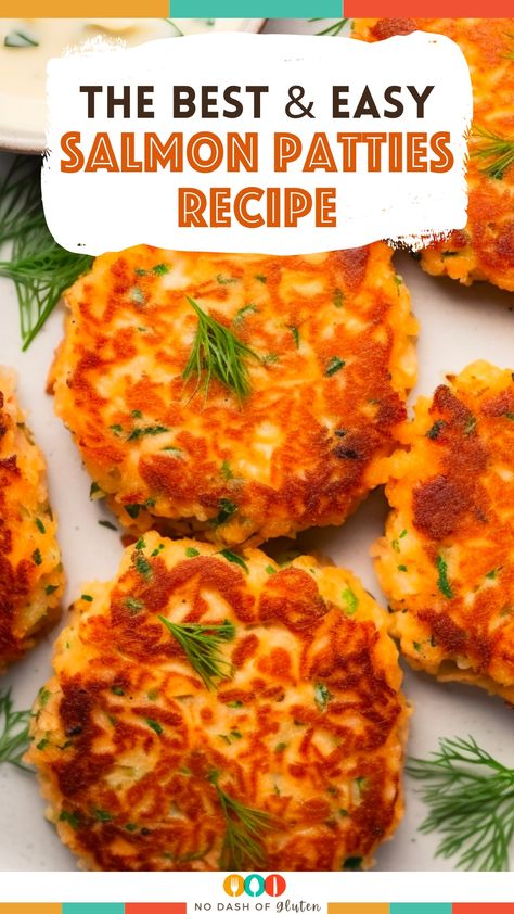 Salmon Patties Salmon Loaf Recipes, Leftover Salmon Recipes, Easy Salmon Patties, Canned Salmon Patties, Canned Salmon Recipes, Salmon Cakes Recipe, Quick Salmon, Leftover Salmon, Canned Salmon