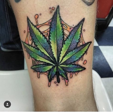 Weeds Tattoo, Pot Leaf Tattoo, Mario Tattoo, Wax Pot, Mens Shoulder Tattoo, Memorial Tattoos, Pattern Tattoo, Tattoo Design Drawings, Creative Tattoos