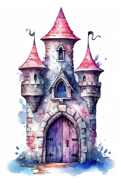 Best Digital Art, Castle Sketch, Castle Fortress, Castle Cartoon, Castle Tattoo, Castle Illustration, Digital Art Software, Castle Drawing, Castle Painting