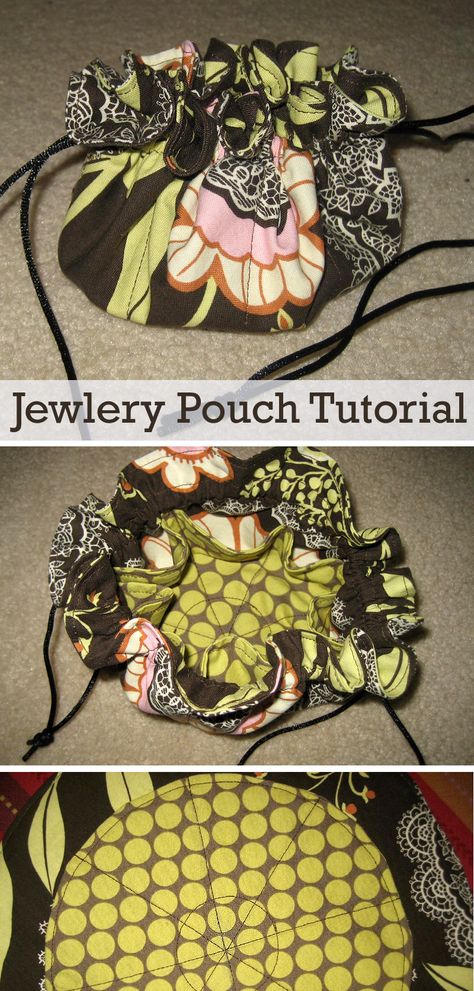 Jewelry Bag Diy, Diy Jewelry Pouch, Diy Jewelry Pouch Free Pattern, Jewelry Bags Diy Pouch Tutorial, Jewellery Pouch Pattern, Sewing Jewelry Pouch, Jewelry Pouch Pattern, Dice Bag Pattern Sewing, Travel Jewelry Pouch