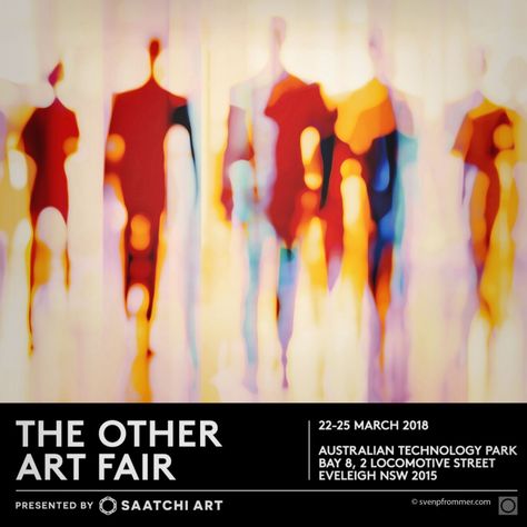 THE OTHER ART FAIR SYDNEY 2018 Sven Pfrommer, The Other Art Fair, Deja Vu, Park Art, Lesson Ideas, Album Art, Art Fair, Figurative, Blur