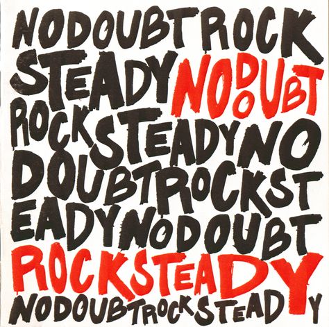 No Doubt- Rock Steady Cd Album Covers, Image Rock, Iconic Album Covers, Rock Artists, Rock Steady, Best Albums, Internet Radio, No Doubt, Cd Album