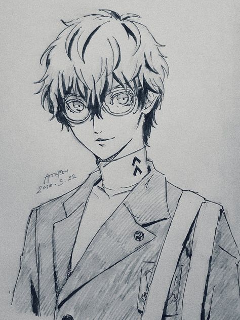 Joker Persona 5 Sketch, Persona 5 Sketch, Persona 5 Drawing, Persona Sketch, Joker Drawing Easy, Joker Persona 5, Joker Sketch, Joker Drawings, Ren Amamiya