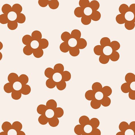 Designs Wallpaper, Phone Widget, Sticker Inspo, Backgrounds Hd, Retro Daisy, Seamless Pattern Design, Fabric Prints, Daisy Flowers, Invitations Wedding