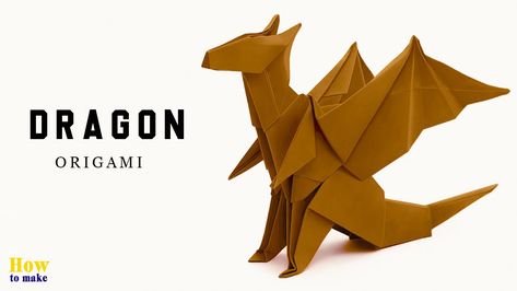 Hard Origami, Chinese Origami, Origami Dragons, Dragon Origami, Diy Dragon, Brilliant Legacy, Origami Paper Craft, Paper Dragon, Craft Origami