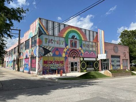 Factory Obscura Mix-Tape – Oklahoma City, Oklahoma - Atlas Obscura Factory Obscura, Colorful Contemporary Art, Downtown Oklahoma City, Experimental Art, Eternal Return, Masonic Temple, Oklahoma City Oklahoma, Atlas Obscura, Family Estate