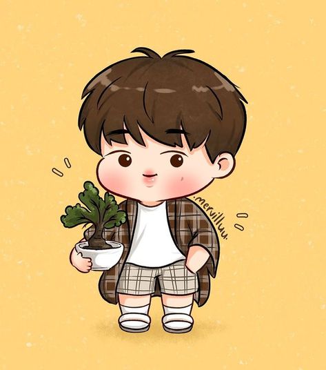 Merve on Instagram: “🐨🌳 #bts #btsfanart #namjoon” Bts Chibi Rm Cute, Namjoon Chibi, Kpop Chibi, Rm Wallpaper, V Chibi, Sticker Journal, Fanart Bts, Baby Drawing, Bts Rap Monster