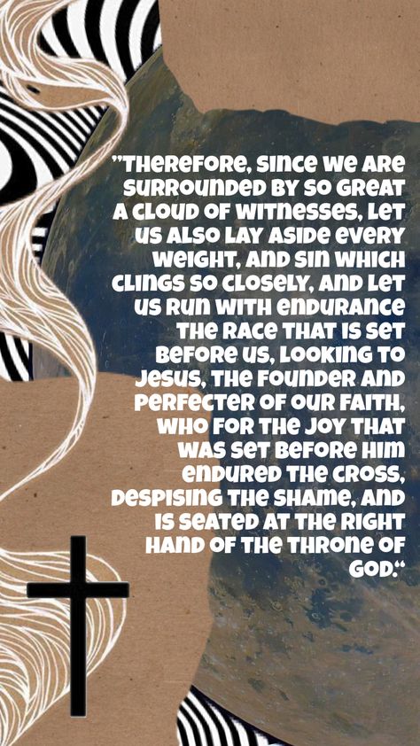 Hebrews 12:1-2 ‼️ Hebrews 1, Hebrews 12 1, Hebrews 12, Biblical Teaching, Scripture Verses, Spiritual Quotes, Bible Study, Verses, Spirituality