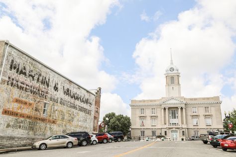 A “Picker’s” Paradise: Columbia, Tennessee – Garden & Gun Columbia Tennessee, Antique Archeology, Columbia Tn, American Pickers, Revival Architecture, Showing Livestock, Restaurant Lounge, Town Square, Arts District