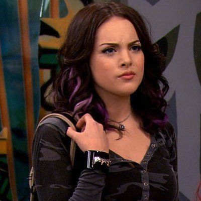 Jade West, Elizabeth Gillies, Purple Hair, Victorious, Jade, Purple, Hair