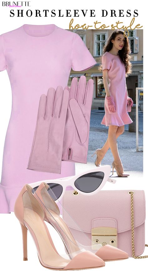 What to Wear for Sunday Brunch With His Mom | Brunette from Wall Street Sunday Brunch Outfit Summer, Wall Street Fashion, Sunday Brunch Wedding, Pastel Pink Outfit, Sunday Brunch Dress, Brittany Miller, Pinkie Promise, Summer Work Dresses, Sunday Brunch Outfit