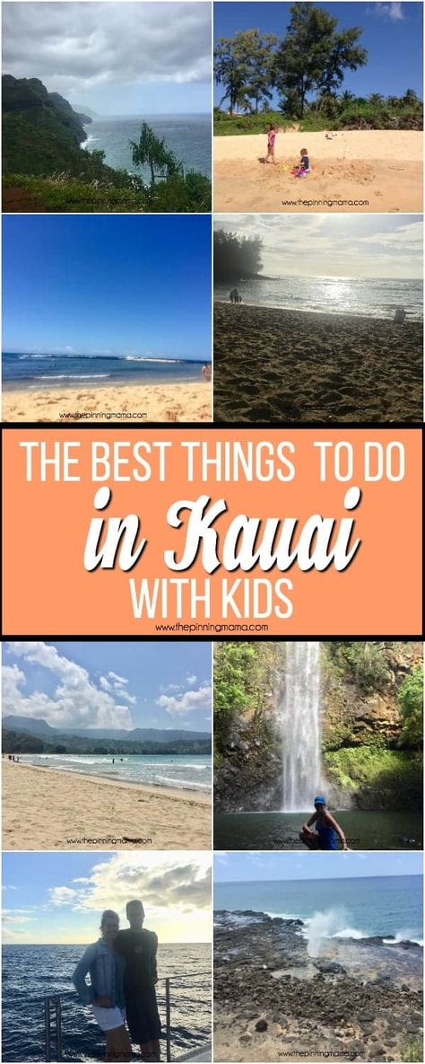 Kauai With Kids, Island Activities, Things To Do In Kauai, Kauai Travel, Kauai Vacation, Poipu Beach, Usa Destinations, Top List, Kauai Hawaii