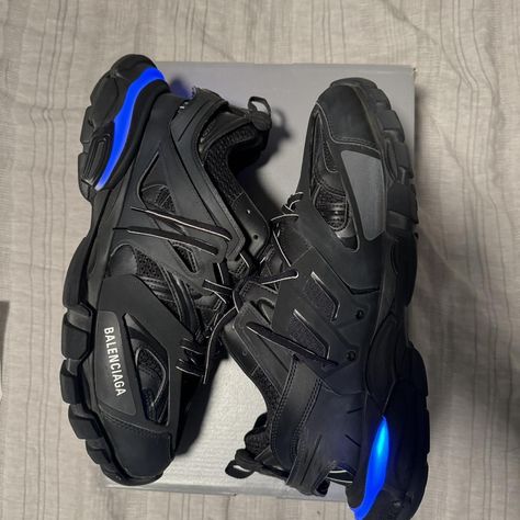 Balenciaga Track LED US13 - Depop Balenciaga Tracks, Track 2 Balenciaga, Track Led Balenciaga, Balenciaga Track Sneaker, Balenciaga Track Trainers, Balenciaga Track Sneakers, Balenciaga Mens, Gangsta Style, Street Shoes