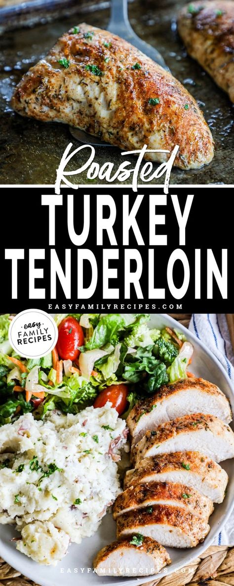 Turkey breast tenderloin is crafted to perfection and offers a blend of tender, juicy meat and a delightful medley of seasonings. The effortless versatility of this recipe makes this meal perfect for a family, especially during those busy weeknights when you need to quickly get a healthy, delicious, and lean meal on the table! Breast Tenderloin Recipes, Turkey Breast Tenderloin Recipes, Roasted Turkey Tenderloin, Turkey Breast Tenderloin, Turkey Stir Fry Recipes, Turkey Tenderloin Recipes, Dinner Suggestions, Turkey Tenderloin, Meat Eater