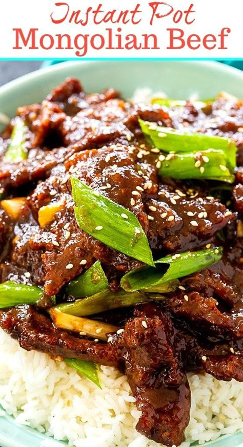 Instant Pot Mongolian Beef Instant Pot Mongolian Beef, Fettucini Alfredo, Spicy Southern Kitchen, Better Than Takeout, Potted Beef, Southern Kitchen, Best Instant Pot Recipe, Instant Pot Meals, Mongolian Beef