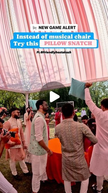 Anchor Akash on Instagram: "Save this reel for your next HALDI / MEHENDI Function ✨

#YourFriendlyHost 🎤 
#anchor #host #emcee #gamejockey #haldifunction" Games For Mehendi Function, Games For Haldi Function, Haldi Games Ideas, Mehendi Games, Haldi Games, Mehendi Function, Mehendi Decor Ideas, Haldi Function, Wedding Dance Video