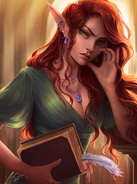 High Elves Dnd, Weiblicher Elf, Female Wizard, Fantasy Elf, Dnd Elves, Elf Characters, Dnd Campaign, Fantasy Ideas, Elves Fantasy