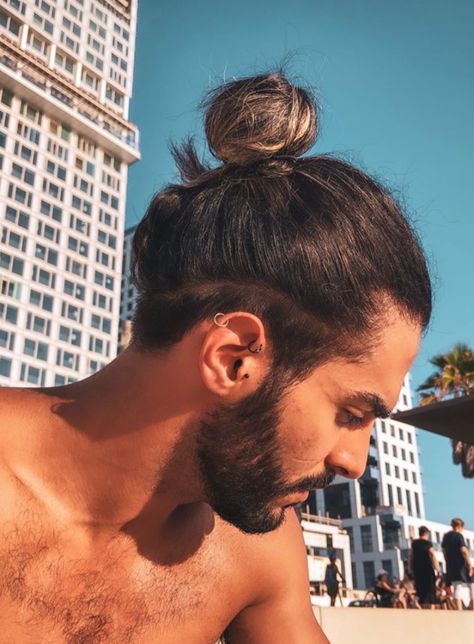 Male Undercut Long Hair, Undercut Hairstyle Men Long, Men’s Long Hair Undercut, Man Undercut, Men Undercut Hairstyle, Mens Long Hair Undercut, Man Bun Haircut, Undercut Ponytail, Long Undercut