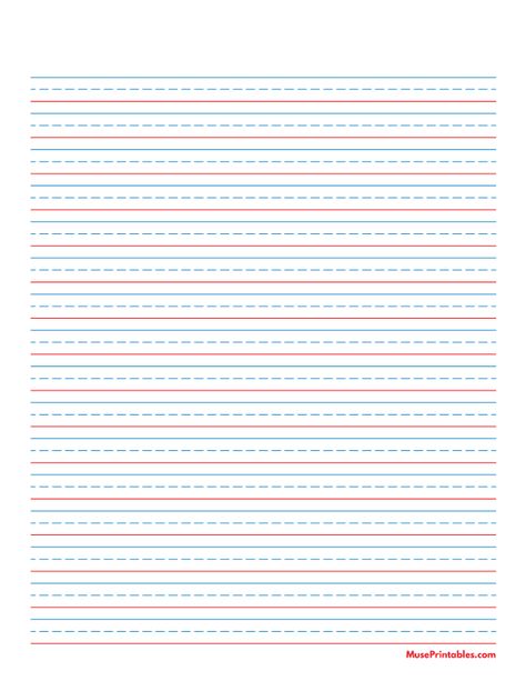 Printable Blue and Red Handwriting Paper (3/8-inch Portrait) for Letter Paper. Free download at https://museprintables.com/download/paper/blue-and-red-handwriting-paper-3-8-inch-portrait-letter/ Handwriting Paper Printable, Handwriting Paper Template, Notebook Paper Printable, Homeschool Christmas, Portrait Template, Alphabet Handwriting Practice, Kids Handwriting Practice, Writing Paper Template, Handwriting Sheets