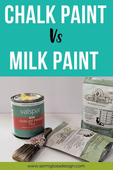 Chalk Paint Vs Milk Paint, What Is Milk Paint, Chalk Paint Brands, What Is Chalk Paint, Mineral Paint Furniture, Popular Furniture, Painted China Cabinets, Distressed Furniture Painting, Shabby Chic Colors