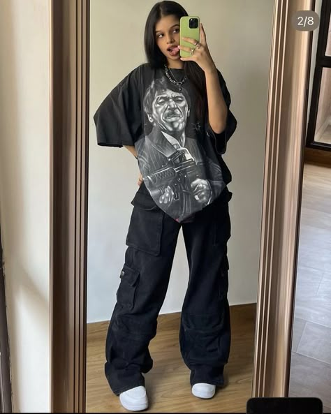 Cargo Pants Outfit Street Style Women, Cargo Pants Outfit Plus Size, Pants Women 2022, Cargo Pants Outfit Street Style, Baggy Pants Outfit, Baggy Boyfriend Jeans, Cargo Pants Baggy, Baggy Outfit Ideas, Streetwear Cargo Pants