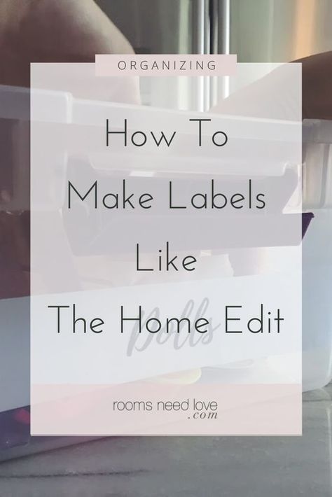 Want hand-written, personalized organizing labels like The Home Edit? Here's an easy hack on how to make labels that look customized. Labels For Bins Storage, The Home Edit Arts And Crafts, Organization Labels Free Printables, Pantry Bin Labels, Closet Storage Labels, Labels For Organizing Bins, Home Organization Labels, Home Edit Labels, The Home Edit Laundry Room