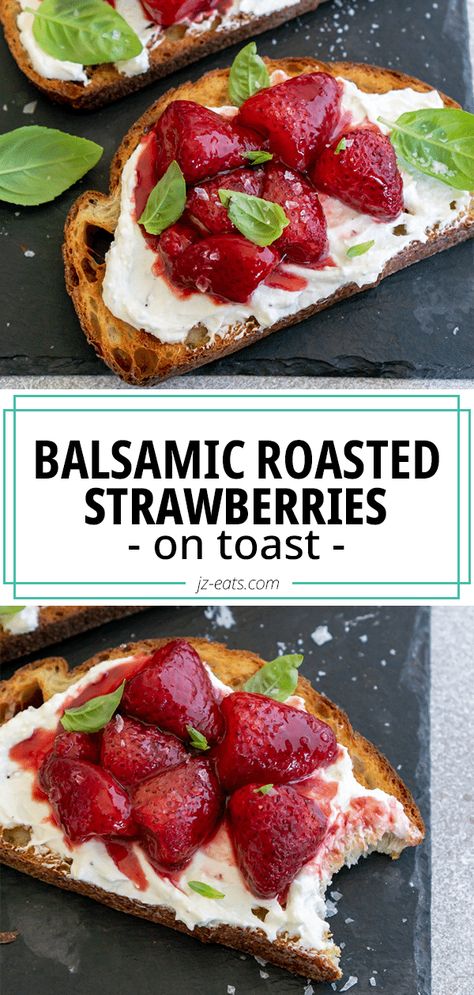 Strawberry Balsamic Cookie, Recipes With Peach Balsamic Vinegar, Roasted Strawberries Balsamic, Recipes With Balsamic Vinegar, Strawberry Balsamic Vinegar, Balsamic Roasted Strawberries, Balsamic Strawberries, Kid Friendly Vegetarian Recipes, Strawberry Feta