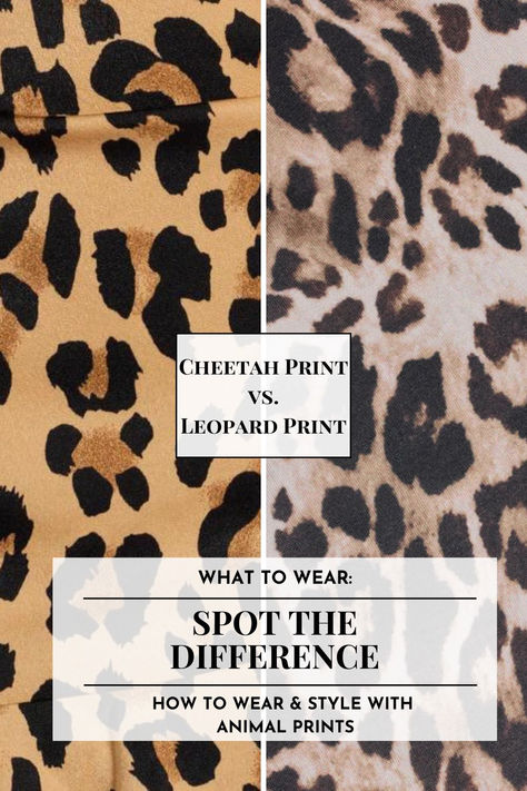 Trying to decide between cheetah and leopard print in your wardrobe? Both are trending in women’s fashion, but each has its own vibe! Cheetah prints are bold and dynamic, perfect for dresses and tops that make a statement. Leopard prints are versatile classics that add a touch of elegance to any clothing piece. Learn more of the nuances of these viral animal prints by clicking on the link below to the full article that reveal the difference and how to style them into your #OOTD. Leopard Print Combinations, How To Wear Leopard Print, Leopard Accessories, Cheetah Print Shoes, Mob Wife Aesthetic, The Best Aesthetic, Best Aesthetic, Trendy Crop Tops, Spot The Difference