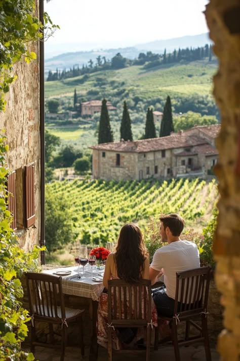 Enjoy a romantic wine and dine experience in Tuscany. Explore vineyards, stay in a countryside villa, and savor authentic Italian cuisine with your loved one. 🍷🍝🌅 #TuscanyRomance #WineAndDine #ItalianEscape Italian Vineyard, Romantic Wine, Romantic Italian, Wine Book, Under The Tuscan Sun, Dine In, Authentic Italian, Wine And Dine, Tuscany Italy