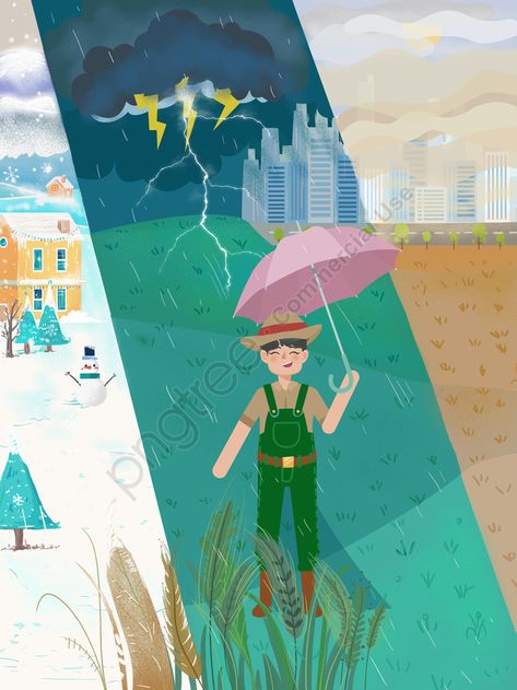 World Meteorological Day, Snow Weather, Snow Illustration, 23 March, Snowy Weather, Weather Change, Illustration Background, Cartoon Illustration, Cartoon Design