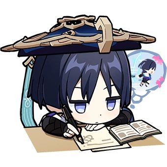 Paimon's Paintings, Wanderer Art, Honkai Impact 3rd, Sticker Maker, Sticker Ideas, Chibi Characters, Honkai Impact, Anime Stickers, Cute Chibi