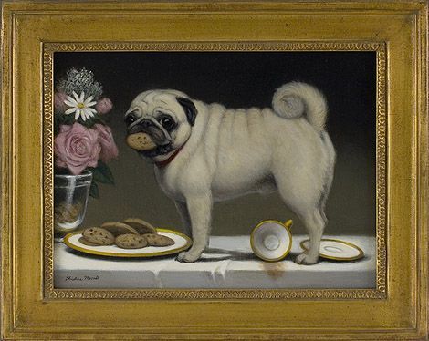 Pug Painting, Fu Dog, Pugs And Kisses, Pug Pictures, Pug Art, Pug Gifts, Pug Mom, A Pug, Black Pug