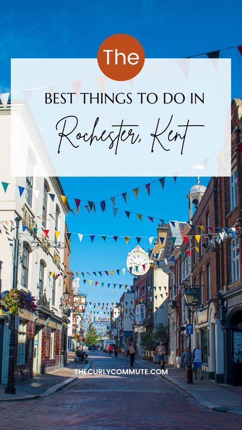 Rochester | Visit Kent | Visit Rochester | Day trips from London | Things to do in Kent | Kent things to do | Things to do near London | England Days out | Uk travel guide | England Travel Guide | Things to do in England Rochester England, Faversham Kent, Victoria Station London, Rochester Castle, Things To Do In England, Rochester Kent, England Travel Guide, Day Trips From London, Old Pub