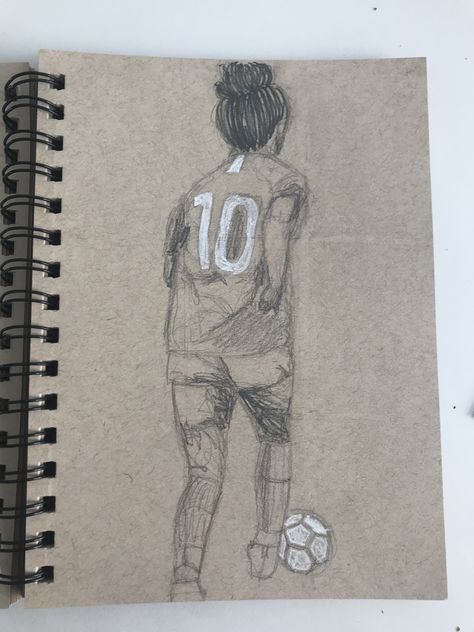 Cute Soccer Drawings, Girly Soccer Aesthetic, Football Paintings, Soccer Drawing, Football Drawing, Spiderman Drawing, Soccer Art, Easy Drawings For Beginners, Cute Easy Doodles