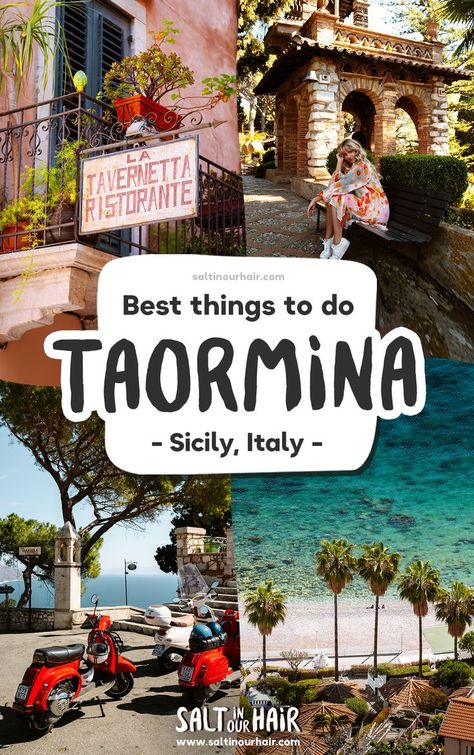 Taormina Italy, Italy Trip Planning, Catania Sicily, Visit Sicily, Sicily Travel, Taormina Sicily, Mount Etna, Italy Honeymoon, Hairstyles Women