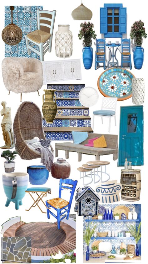 Greece Room, Greek Interior, Mamma Mia Aesthetic, Mia Aesthetic, Vibe Mood, Greek Decor, Aesthetic Apartment, Mama Mia, Bedroom Inspo