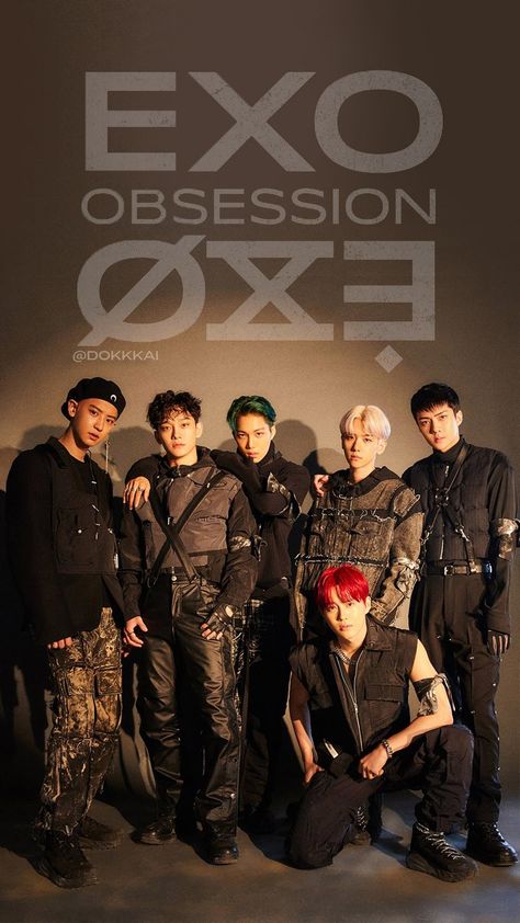 Exo Obsession Wallpaper, Obsession Wallpaper, Exo Photoshoot, Exo Obsession, Exo Logo, Exo Concert, Exo Album, Exo Lockscreen, Exo Ot12