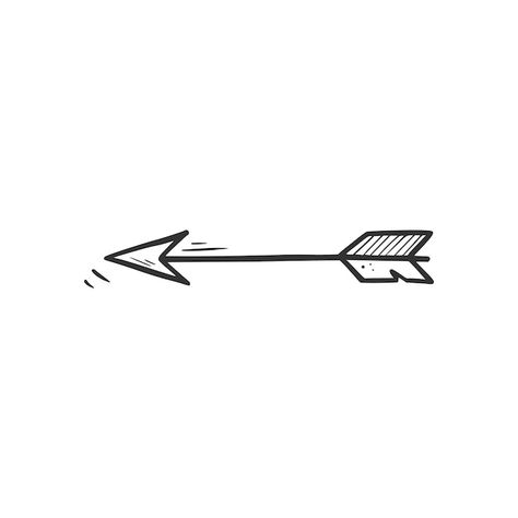 Arrow Doodle, Arrow Illustration, Cute Arrow, Arrow Line, Bow Drawing, Arrow Icon, Arrow Drawing, Bow Arrow, Sketch Style