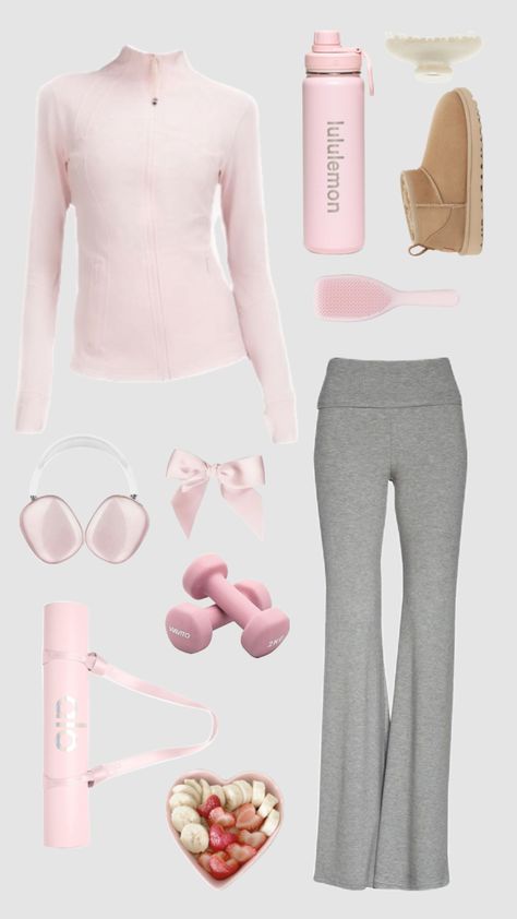 #pink #pilates #princess #pinkpilates #pinkpilatesprincess #pinkprincess #pilatespricess #outfit #fit #outfitinspo #inspo #style #pinkaesthetic #pilatesgirl #pilatesoutfit #fashion #workout #beauty Princess Aesthetic Outfits, Pilates Workout Clothes, Pilates Outfit, Pink Pilates Princess, Pilates Clothes, Pink Pilates, Pilates Princess, Cute Lazy Day Outfits, Princess Outfits