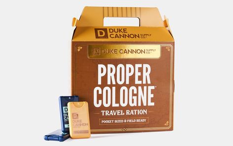 Duke Cannon Proper Cologne Travel Ration Set - GearMoose Word Salad, Mall Kiosk, Duke Cannon, Smelling Good, Hard Working Man, Signature Scent, Holiday Deals, Survival Gear, Kiosk