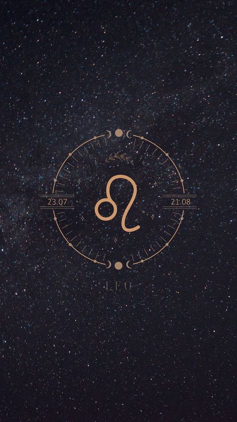 Add astrological art to your phone screen! Aesthetically beautiful zodiac wallpaper. Leo Art Wallpaper, Leo Zodiac Wallpaper Aesthetic, Signe Astro Lion, Zodiac Leo Art, Zodiak Leo, Leo Zodiac Facts, Fotografi Urban, Lion Wallpaper, Fotografi Vintage