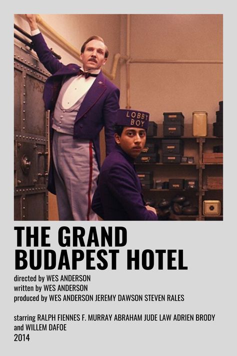 Movie Poster Polaroid, Film Cards, Movie Polaroids, Absolute Cinema, Alternative Posters, Minimalist Movie Posters, Poster Polaroid, The Grand Budapest Hotel, Posters Minimalist