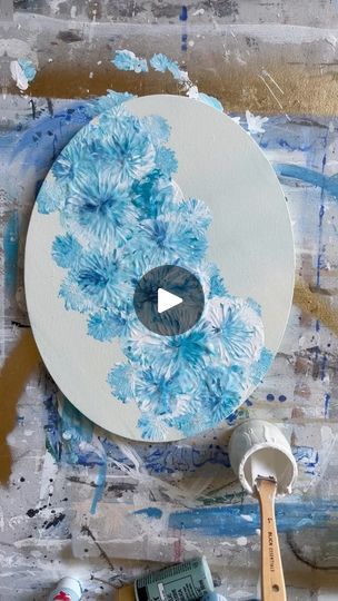 1.2M views · 98K reactions | DIY wall decor with acrylic paint and a balloon 🎈🎨👩‍🎨 #paintingprocess #canvasart #diyart | Studio Spindler | Texture Artist | Richard Carter · Le Monde