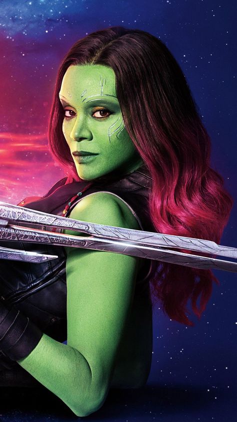 Gamora Guardians Of The Galaxy, Gamora Guardians, Gamora Marvel, Galaxy Movie, Marvel Comics Wallpaper, Wallpaper Animes, Marvel Girls, Marvel Films, Marvel Women