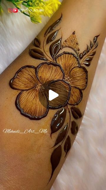 Mehendi Flower, Flower Mehndi Design, Flower Design Mehndi, Mehndi Designs Flowers, Flowers Mehndi Design, Flower Mehndi Designs, Fancy Mehndi Designs, Mehndi Flower, Basic Mehndi Designs